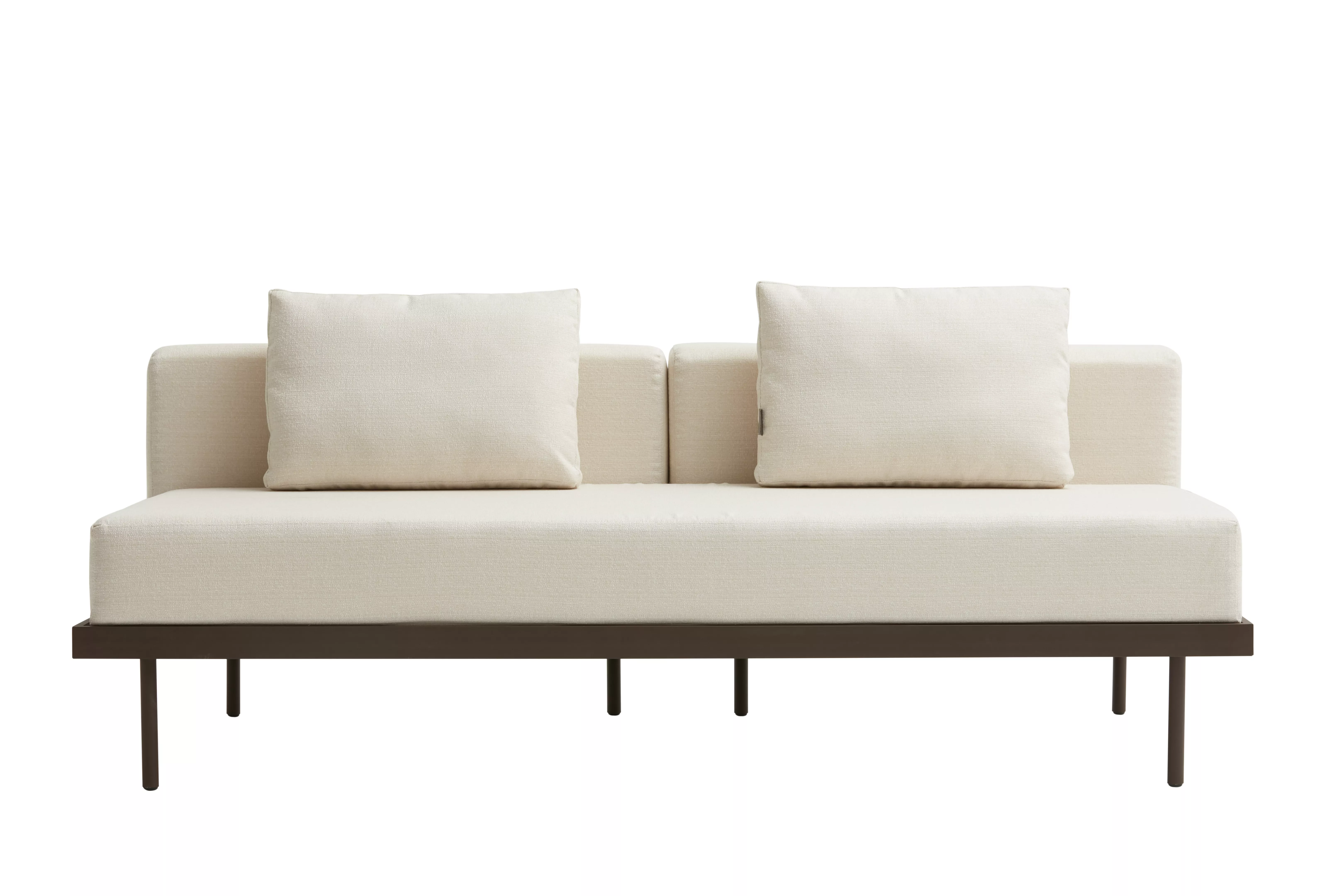 Sofá Modular Agave 2 Lugares Sem Braço